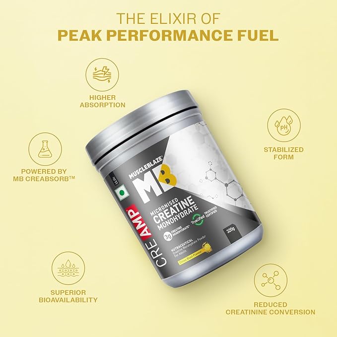 MuscleBlaze-Creatine Monohydrate CreAMP