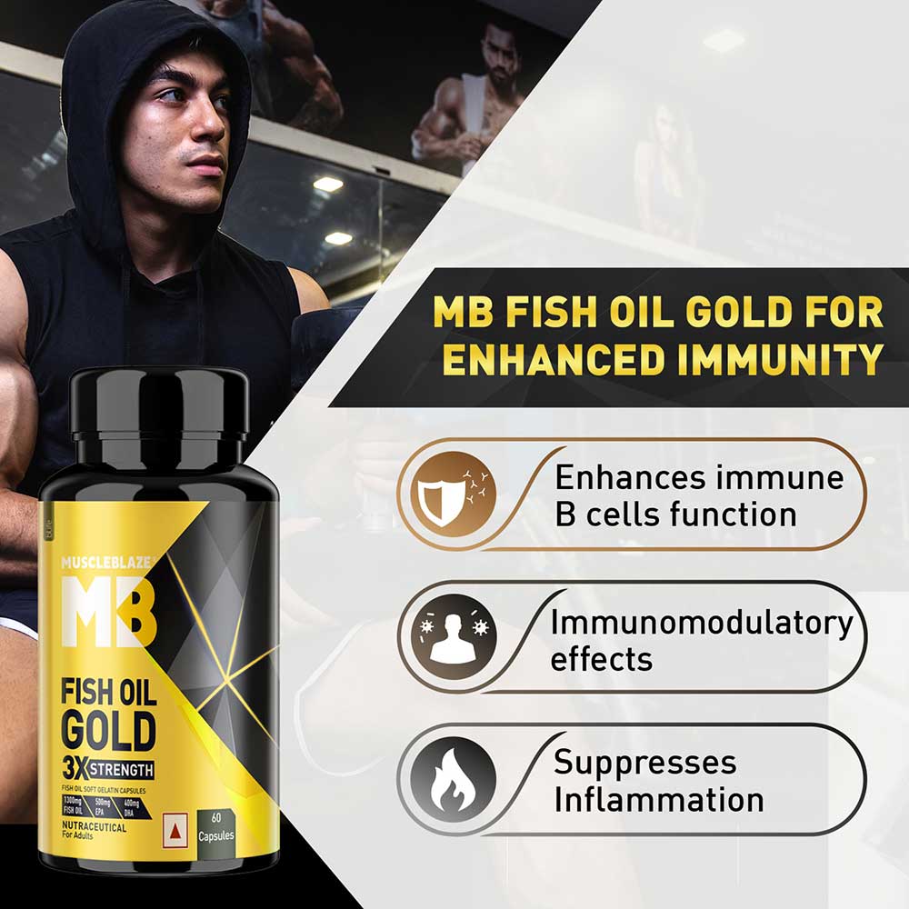 Omega 3 Fish Oil Gold 3x Triple Strength (EPA & DHA)