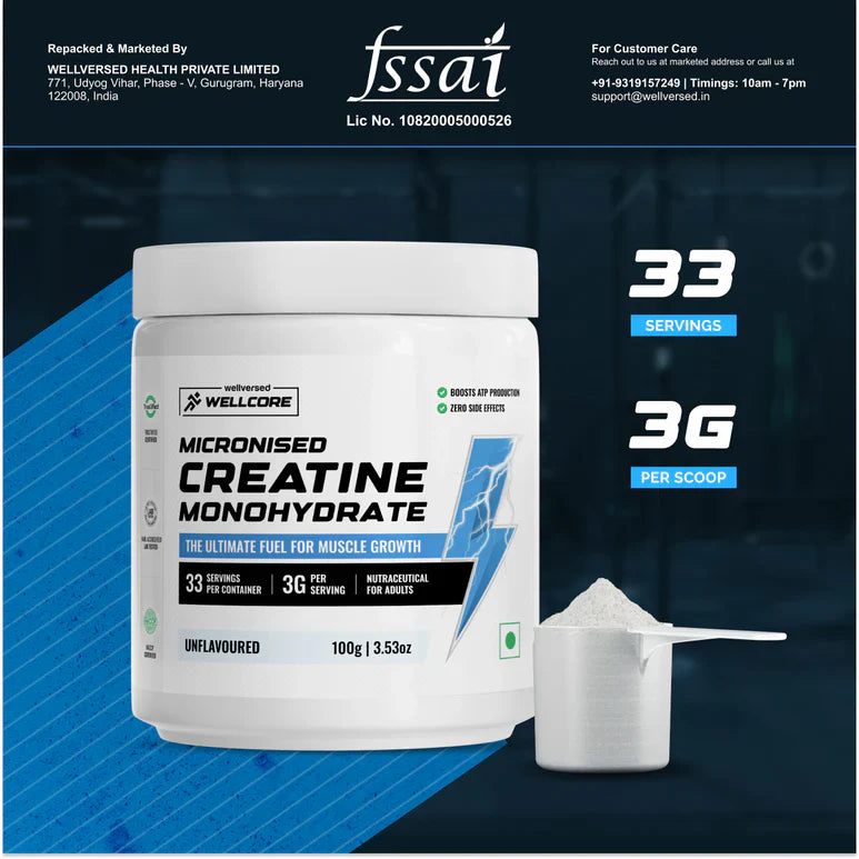 Wellcore - Micronised Creatine Monohydrate