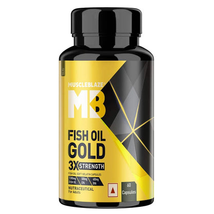 Omega 3 Fish Oil Gold 3x Triple Strength (EPA & DHA)