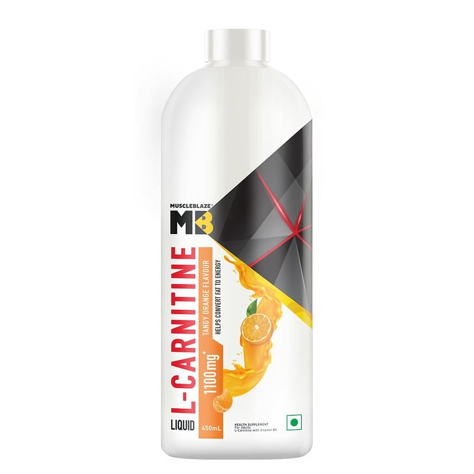 MuscleBlaze L-Carnitine Liquid for Fat Metabolism & Energy — 450ml