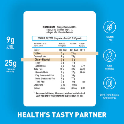 Original Crunchy Peanut Butter (25% Protein)