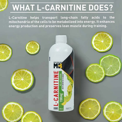 MuscleBlaze L-Carnitine Liquid for Fat Metabolism & Energy — 450ml